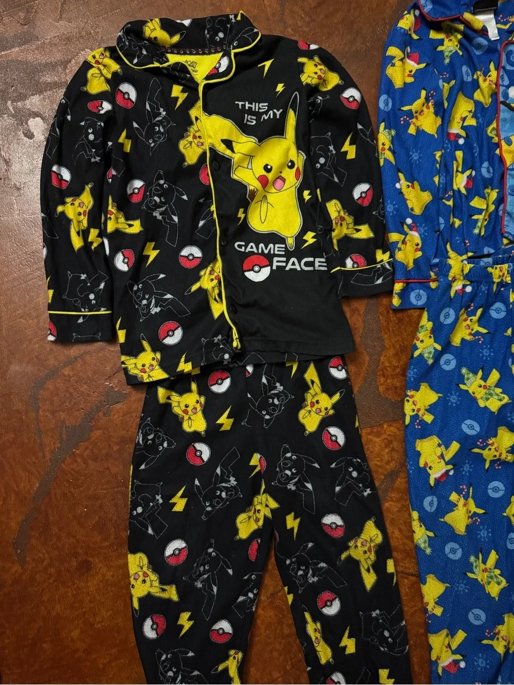 Kids pokemon, pikachu pajamas size 8